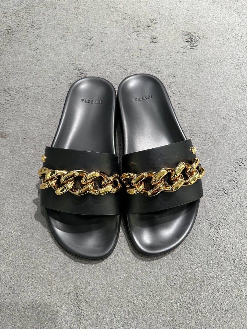 Versace outlet medusa sliders