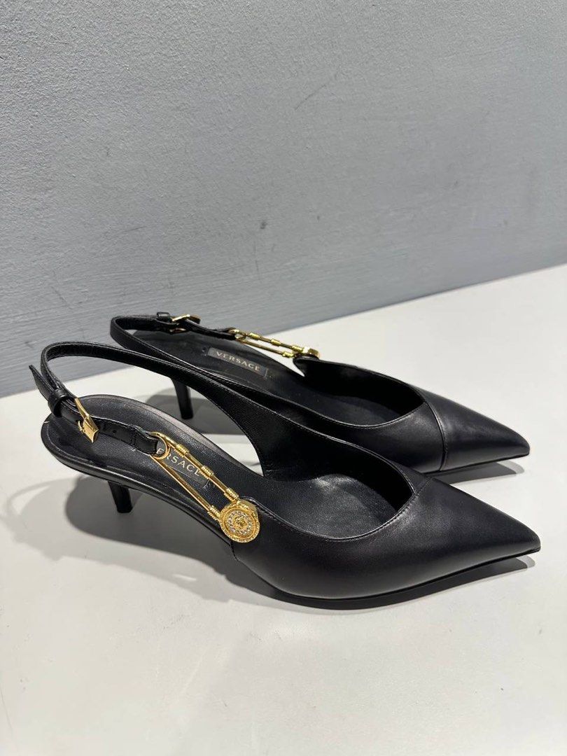 Versace outlet kitten heels