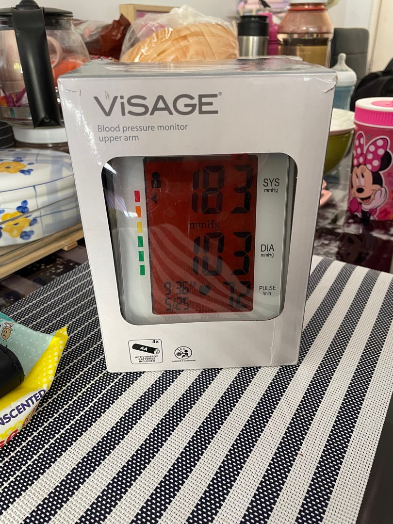 ViSAGE blood pressure monitor upper arm Authentic original, Health