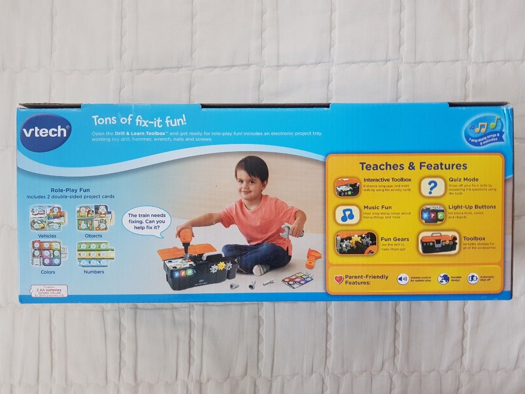 Vtech Drill and Learn Toolbox Hobbies Toys Toys Games on