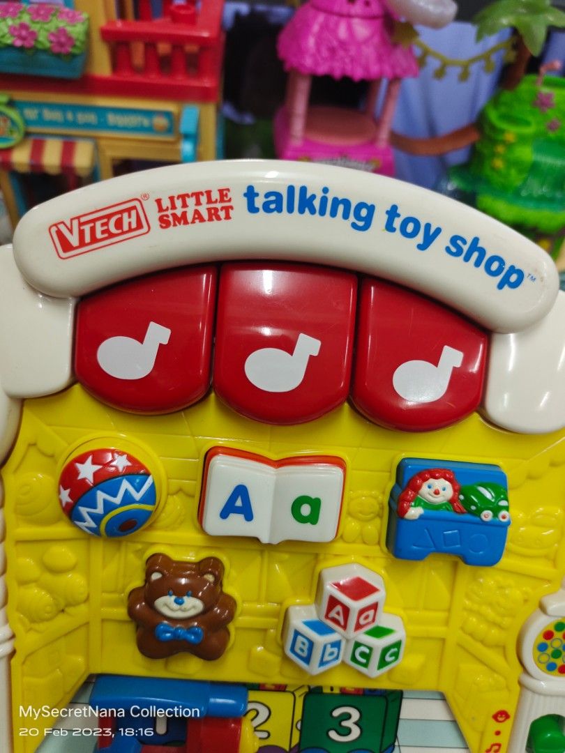 V Tech Little Smart Talking Toy Shop Music Sounds Letters ABC 123