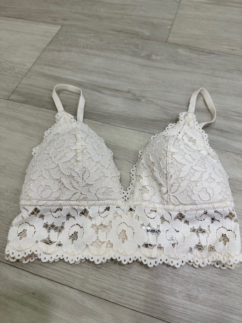 White Lace Nursing Bralette, Babies & Kids, Maternity Care on Carousell
