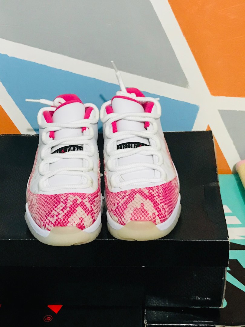 11 low 2024 snakeskin pink