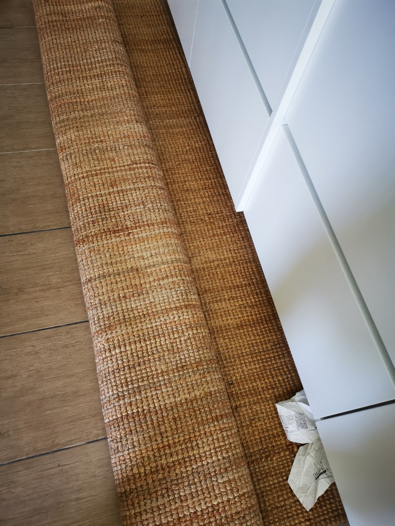 wooven rug (limited muji style), Furniture & Home Living, Home Decor