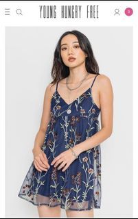 YHF 18 again in navy floral