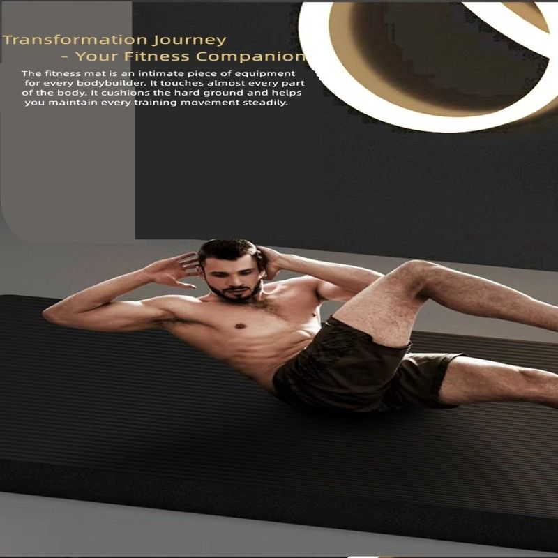 Yoga Mat Thickened Non slip Fitness Mat Dance Mat Non slip Sports Mat Training Gymnastics Mat Pilates Mat Sports Equipment Exercise Fitness Exercise Mats on Carousell