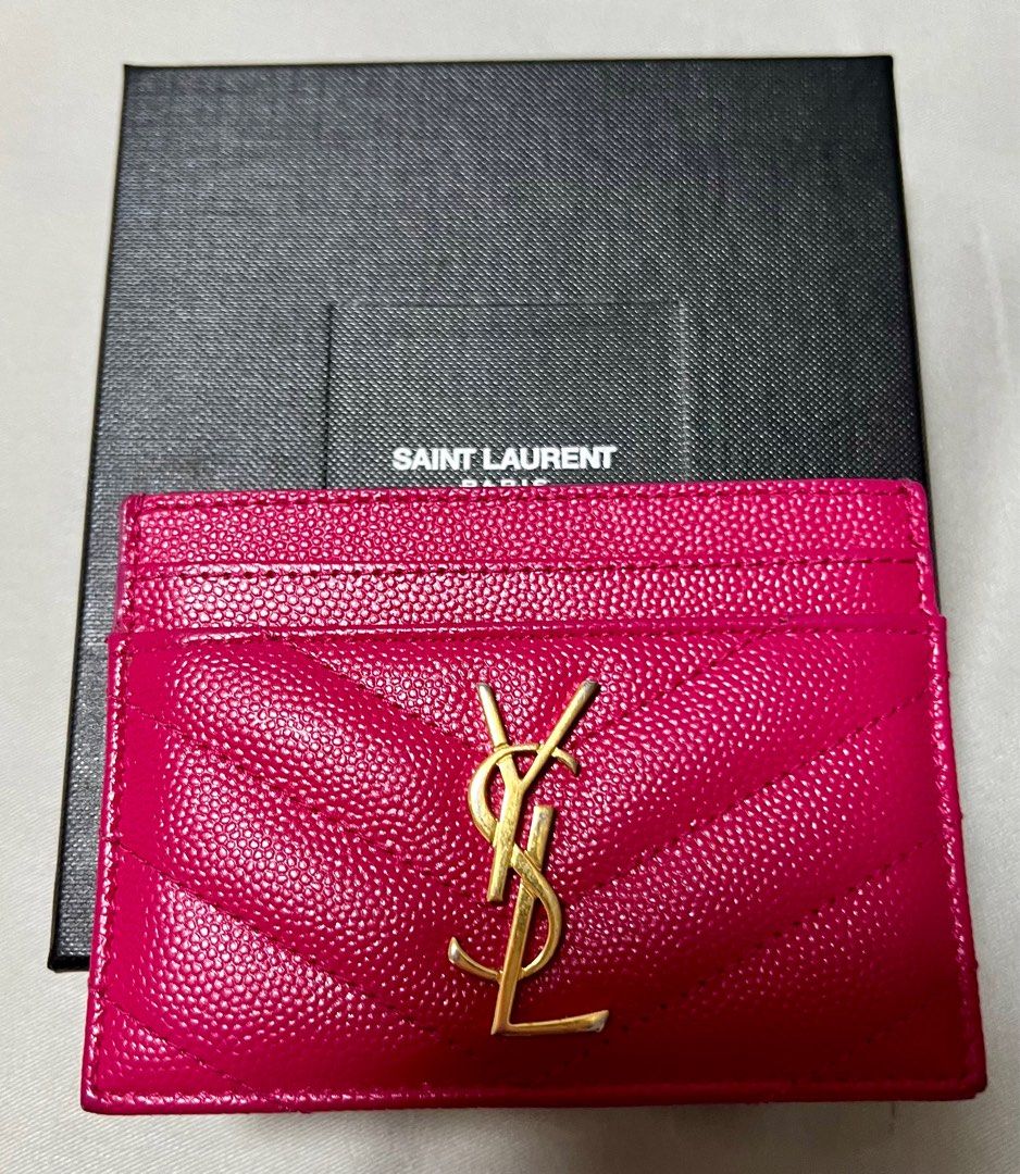 YSL Card Holder, Luxury, Bags & Wallets on Carousell