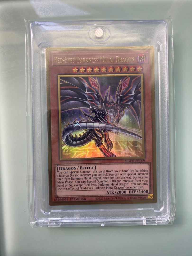 thumbnail image 2 of Yu-Gi-Oh! TCG – Red-Eyes Darkness Dragon – 1st Edition – Near Mint+ (NM+) – Ungraded 2 of 3