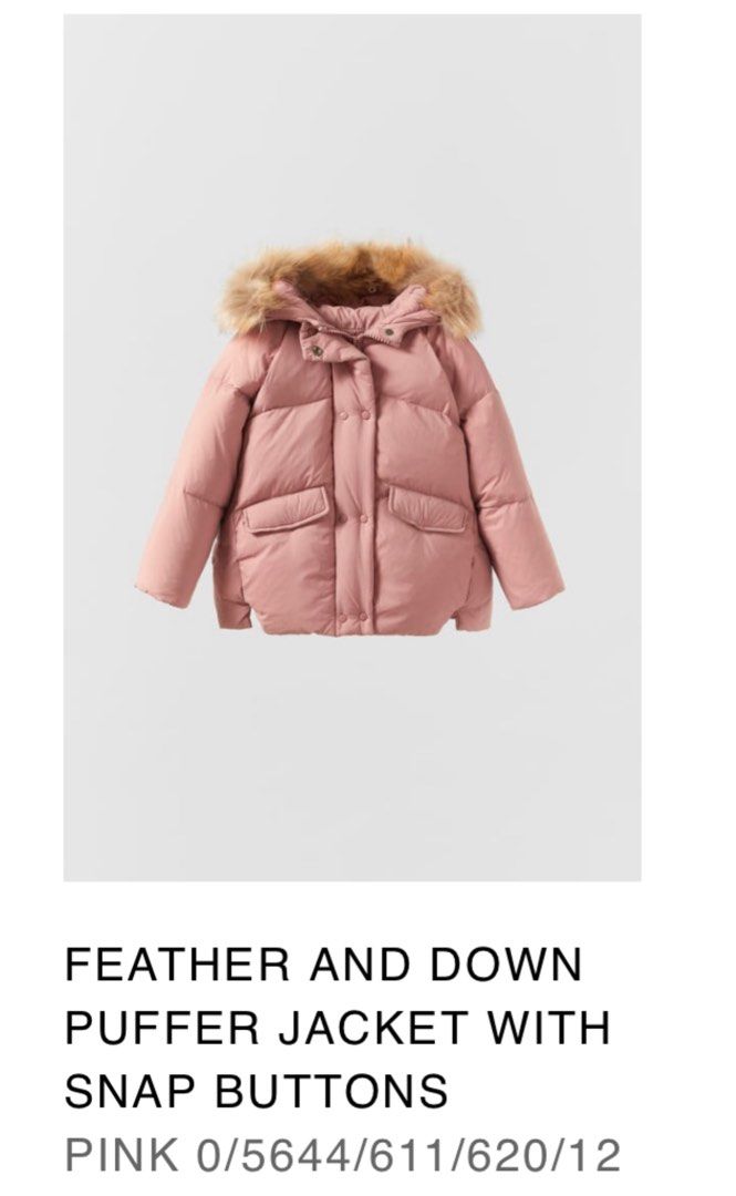 Down puffer jacket zara store