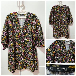 Zara Puff Sleeves Dress