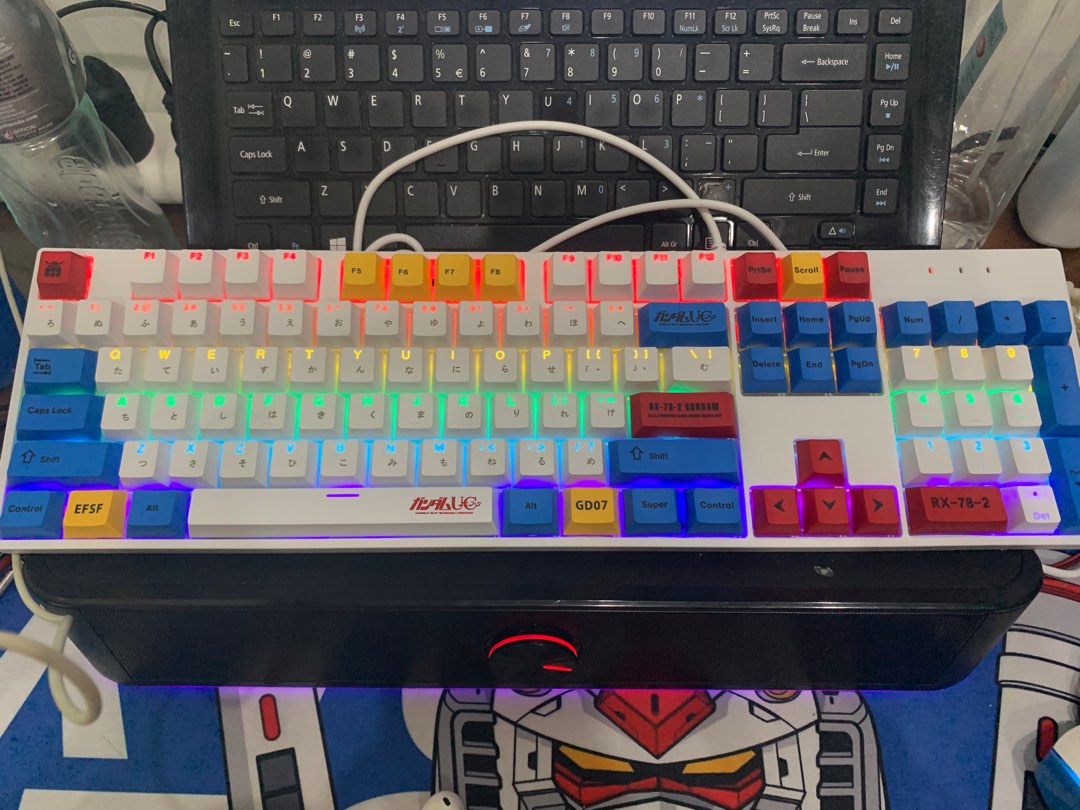 Zeus x Gundam Mechanical Keyboard + Mouse, Computers & Tech, Parts