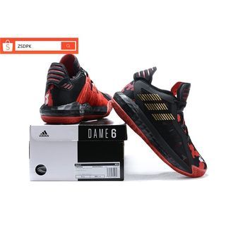 100% Original Adidas Dame Lillard 6 black and red camouflage sports basketball shoes for Men at 50% OFF! ₱2,885 Only