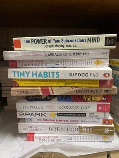 [100% ORIGINAL] Clearance book Tiny Habits, Atomic Habits, The power of subconscious mind self help