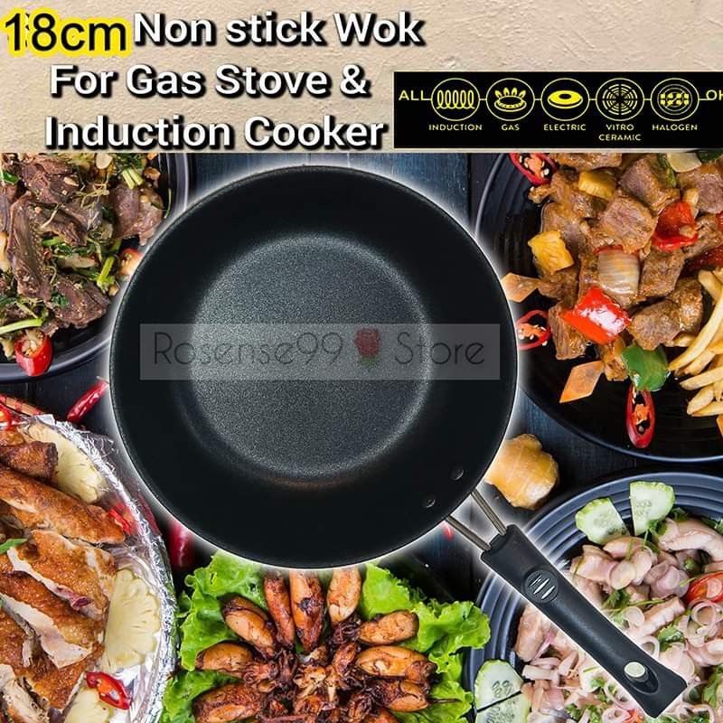 16cm Non-stick Mini Frying Pan Small Egg Pancake Pan For Gas Stove Home Use