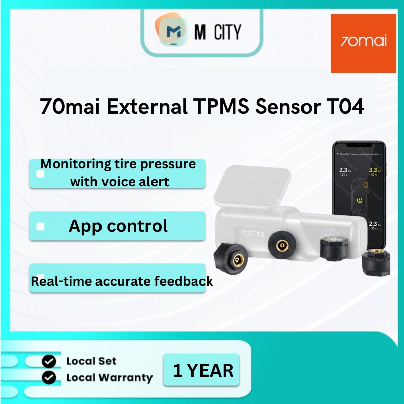 70mai External TPMS Sensor T04, Furniture & Home Living, Security ...