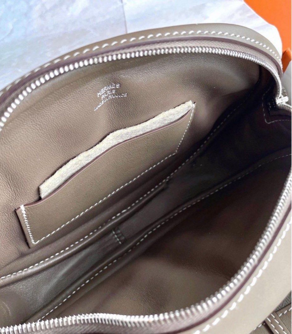 HERMES Swift In-The-Loop Belt Bag Etoupe 924208