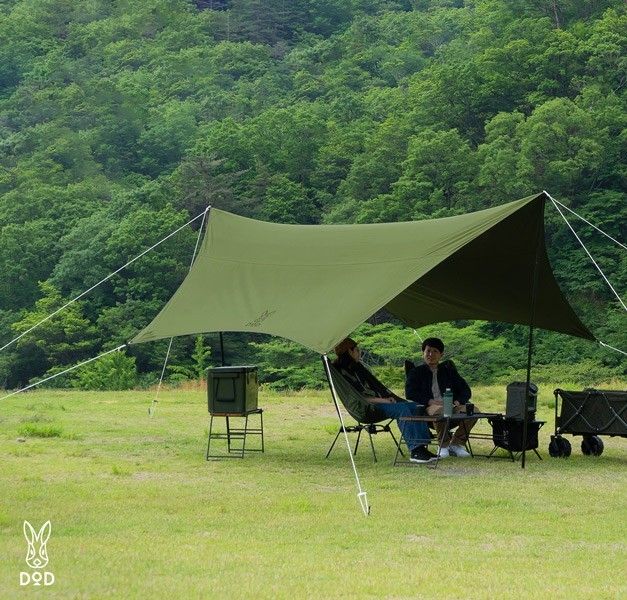 DOD ブラックタープ TT5-631-BK 420cm x 410cm DOD ブラックタープ TT5-631-BK 420cm x 410cm DOD】いつかの