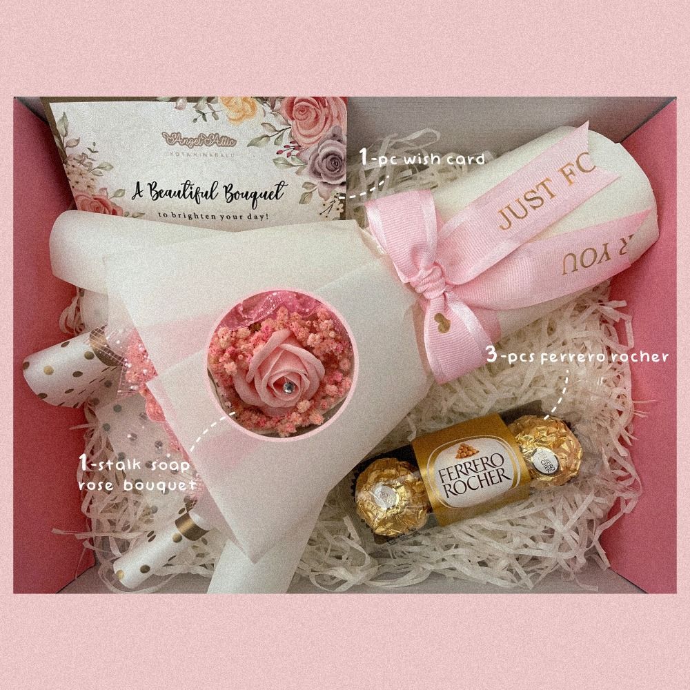 Chocolate Bouquet in box, Hobbies & Toys, Stationery & Craft, Handmade  Craft on Carousell