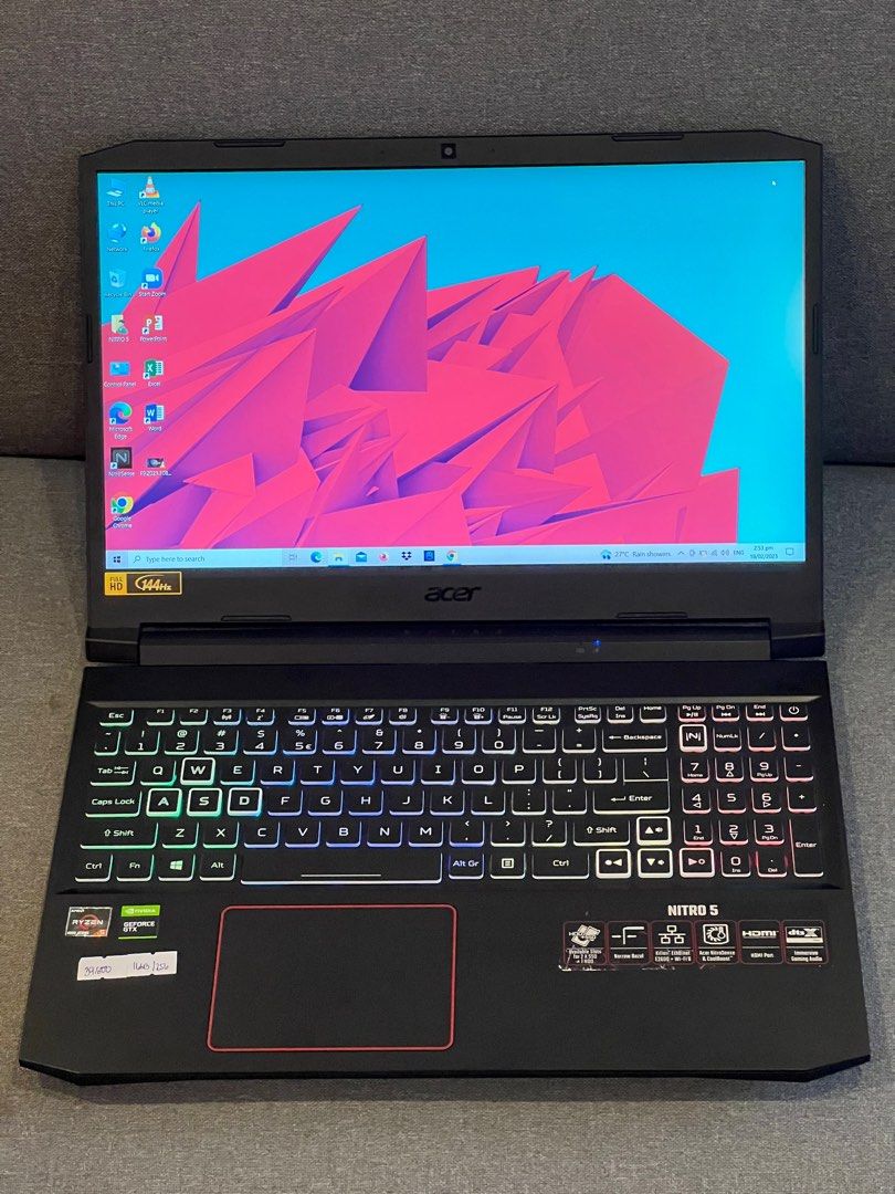 Acer Nitro 5 Ryzen 5 / Geforce GTX 1650, Computers & Tech, Laptops ...