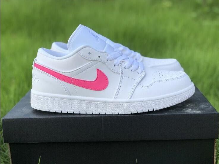 Air Jordan 1 Low GS 'White Neon', 男裝, 鞋, 波鞋- Carousell