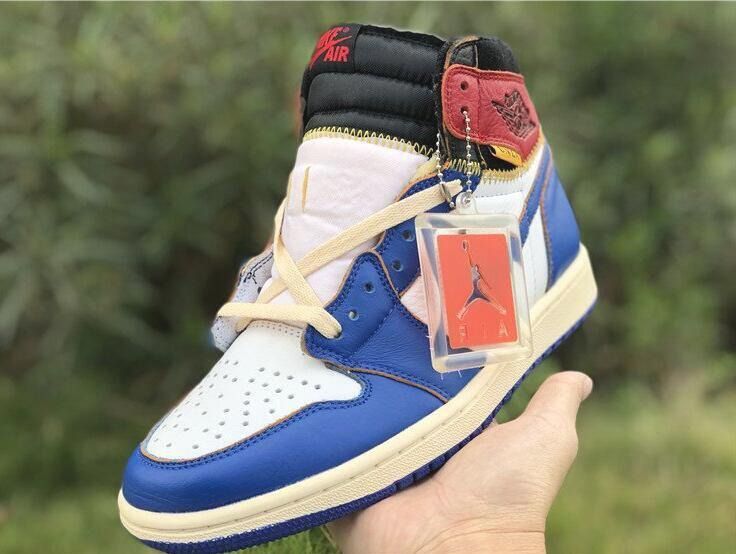 Jordan 1 retro high union best sale los angeles blue toe