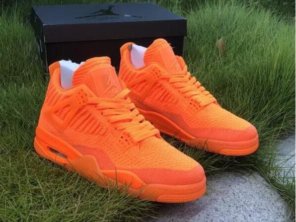 Air Jordan 4 Flyknit Total Orange Carousell