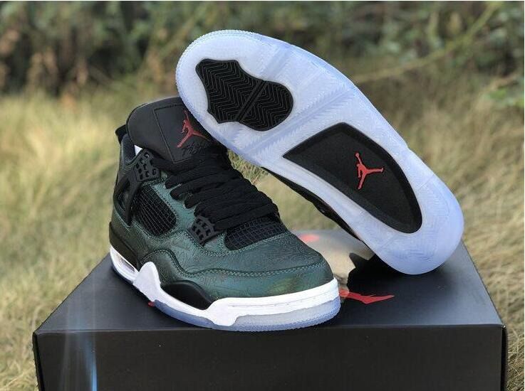 jordan 4 laser green