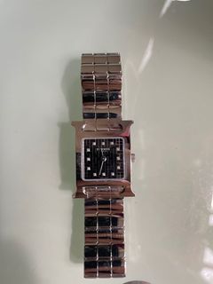 Almost new Hermes diamond H watch