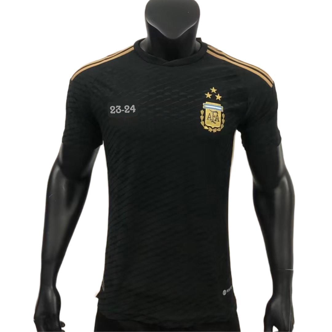 Argentina 3 star Player version Jersey 2023 Football Jersey Tshirt, Men