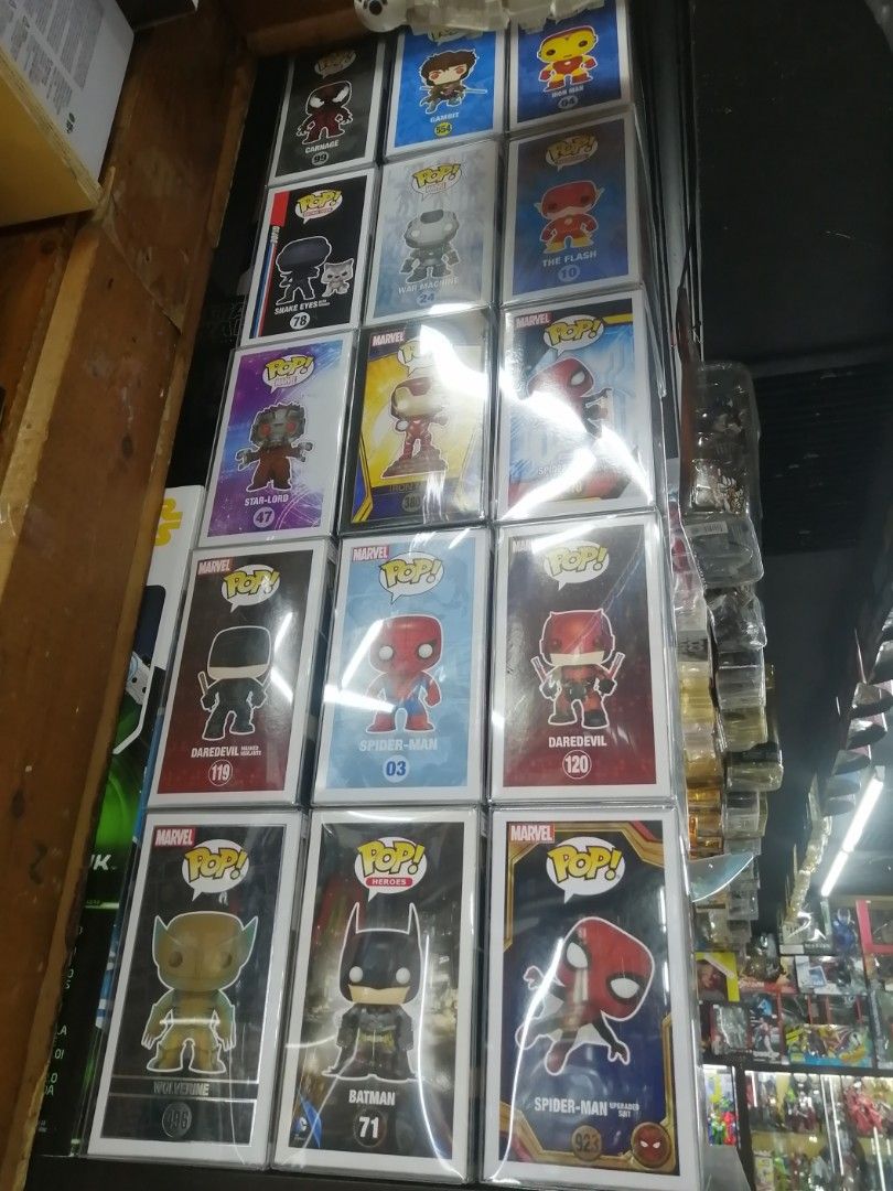 Assorted Funko Pops Dc, Marvel etc. (Category: Designer & Blind Box Toys) located in San Juan City. Submitted by hezekiahtoys (Listing ID 1216532513, Image 3). Description: Assorted Funko Pop Manny Pacquiao 37 Boxer 8k Queen Amidala 29 7.5k Darth Vader 43. 4.5k Tigger 47 9k Darkseid 35. 2k He Man 17. 8k Jessie 19. 5k George Sanderson 14. 4.5k Scrump 126. 4.5k Emperor Zurg 34 8.5k Legolas Greenleaf 46 3k Payment thru Bdo, Gcash Transfer Shipping v