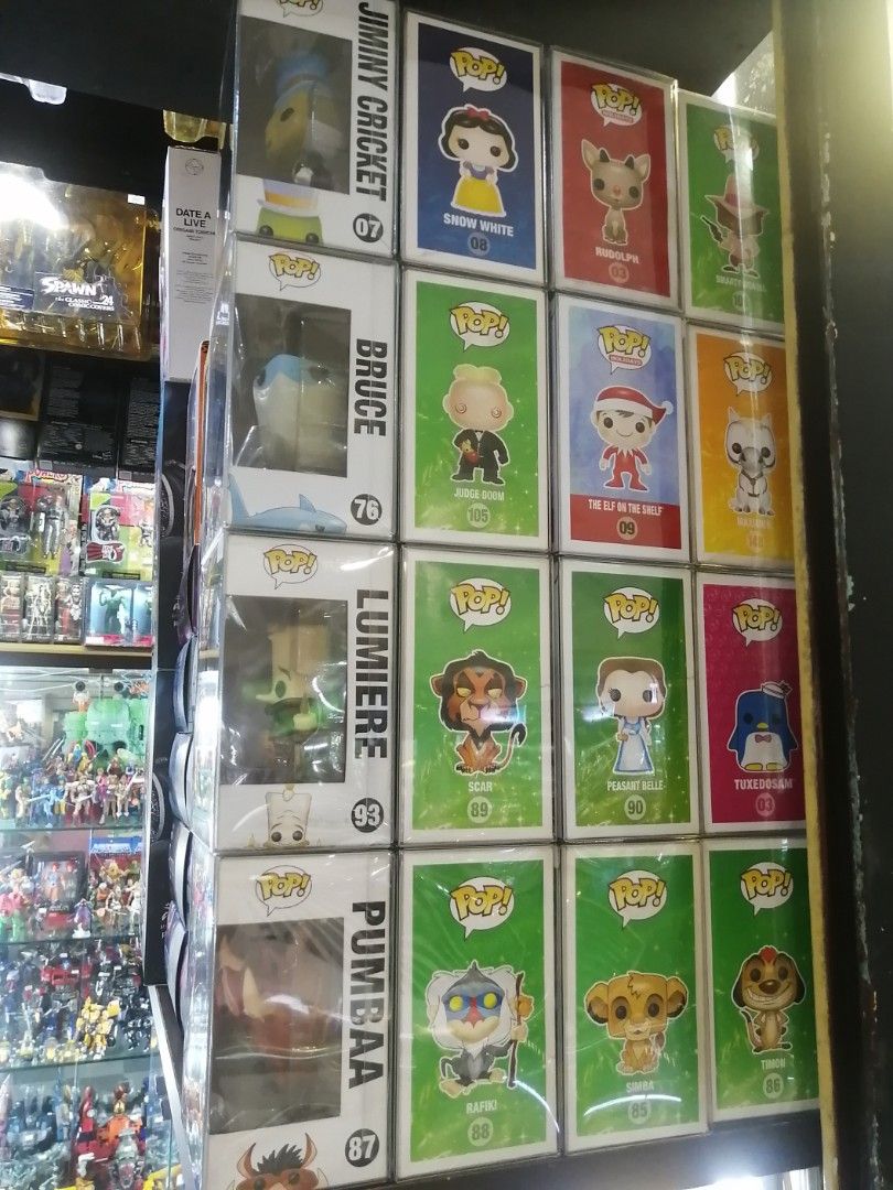Assorted Funko Pops Dc, Marvel etc. (Category: Designer & Blind Box Toys) located in San Juan City. Submitted by hezekiahtoys (Listing ID 1216532513, Image 2). Description: Assorted Funko Pop Manny Pacquiao 37 Boxer 8k Queen Amidala 29 7.5k Darth Vader 43. 4.5k Tigger 47 9k Darkseid 35. 2k He Man 17. 8k Jessie 19. 5k George Sanderson 14. 4.5k Scrump 126. 4.5k Emperor Zurg 34 8.5k Legolas Greenleaf 46 3k Payment thru Bdo, Gcash Transfer Shipping v