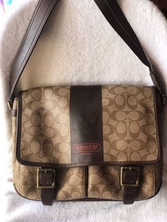 Authentic coach messenger bag