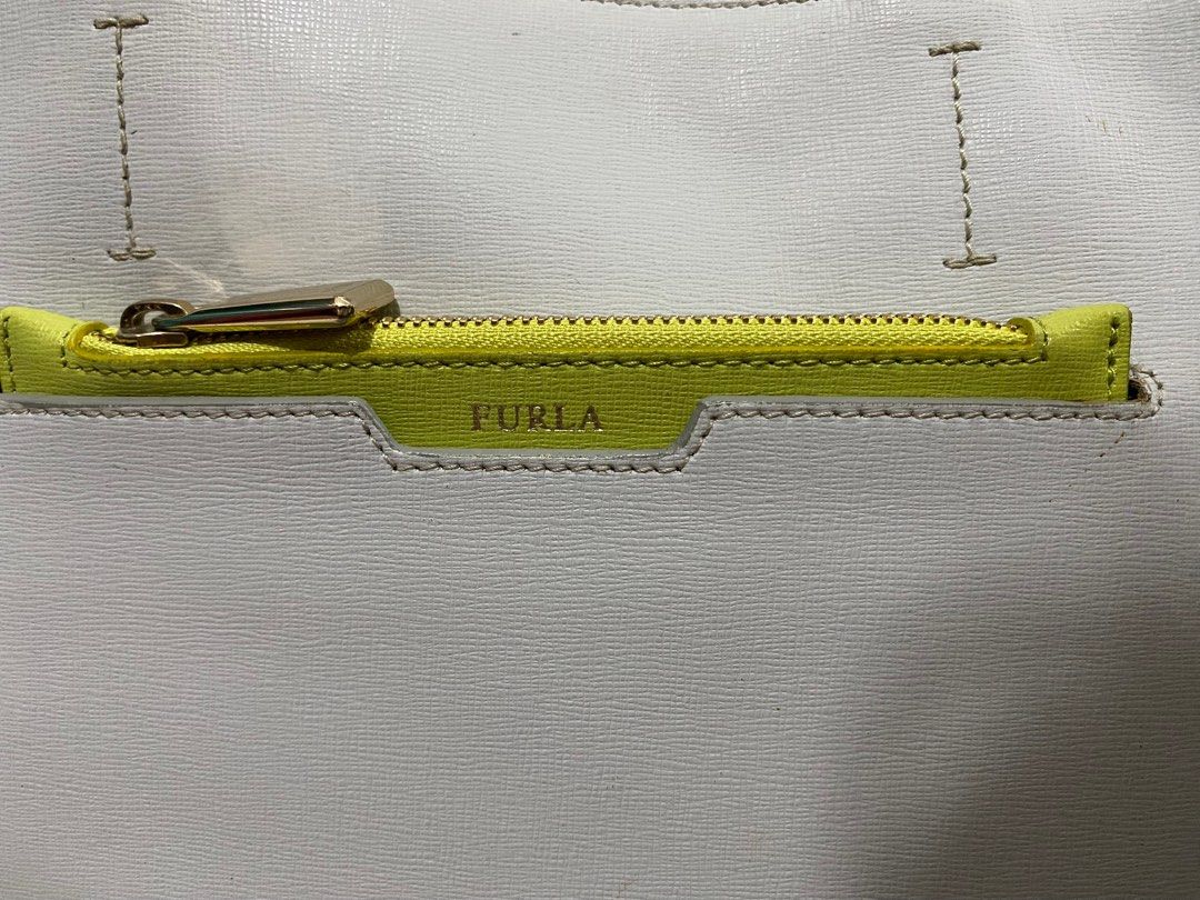Authentic Furla Gray Tote Bag (Category: Luxury Bags & Wallets) located in Taytay. Submitted by prettybasic.clo (Listing ID 1216577785, Image 2). Description: Authentic Furla Tote Bag Size: Large Rfs: Decluttering .