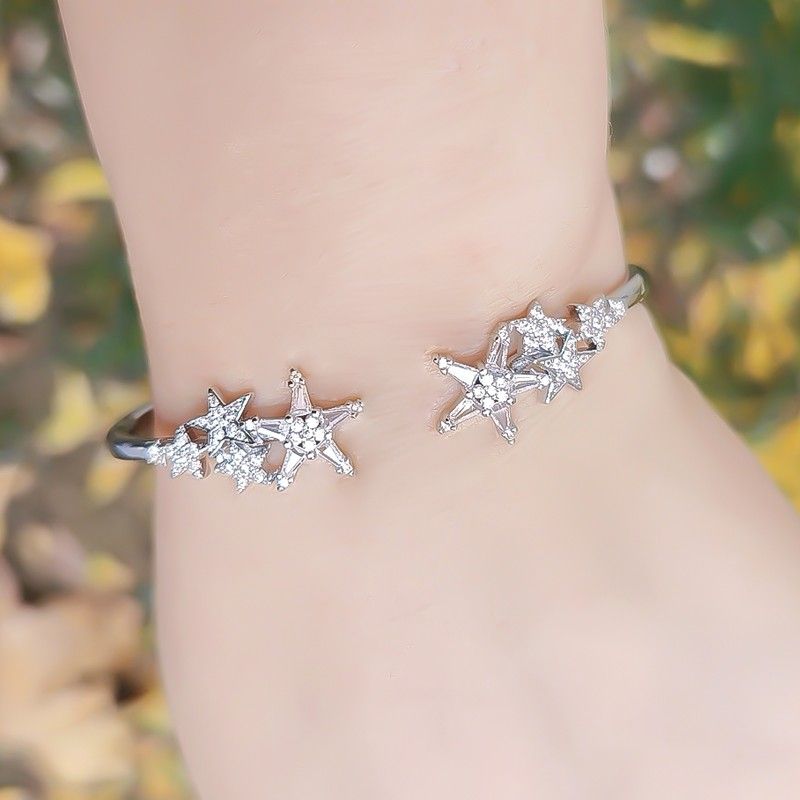 Authentic KS Star Silver Bracelet, Women's Fashion, Jewelry & Organisers,  Bracelets on Carousell