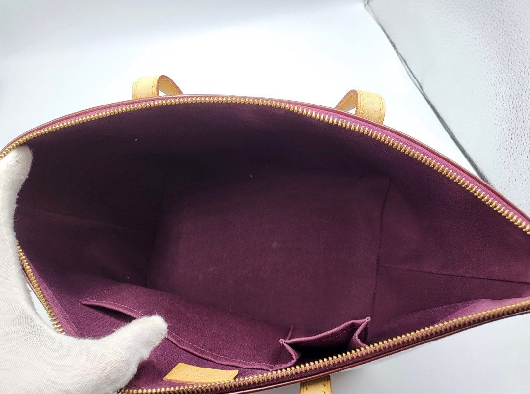 Louis Vuitton // Burgundy Vernis Bellevue Tote Bag – VSP Consignment