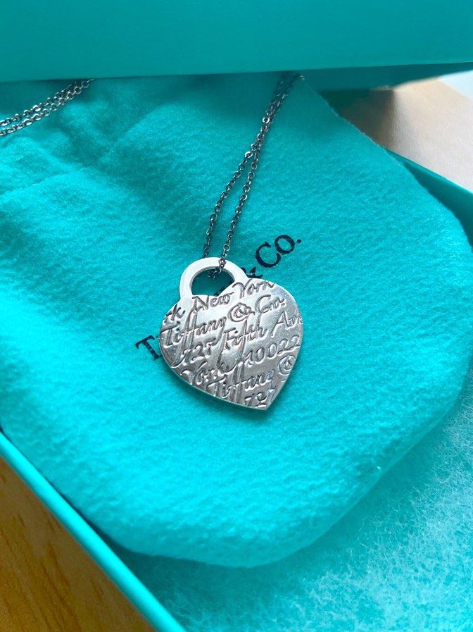 Tiffany notes necklace hotsell