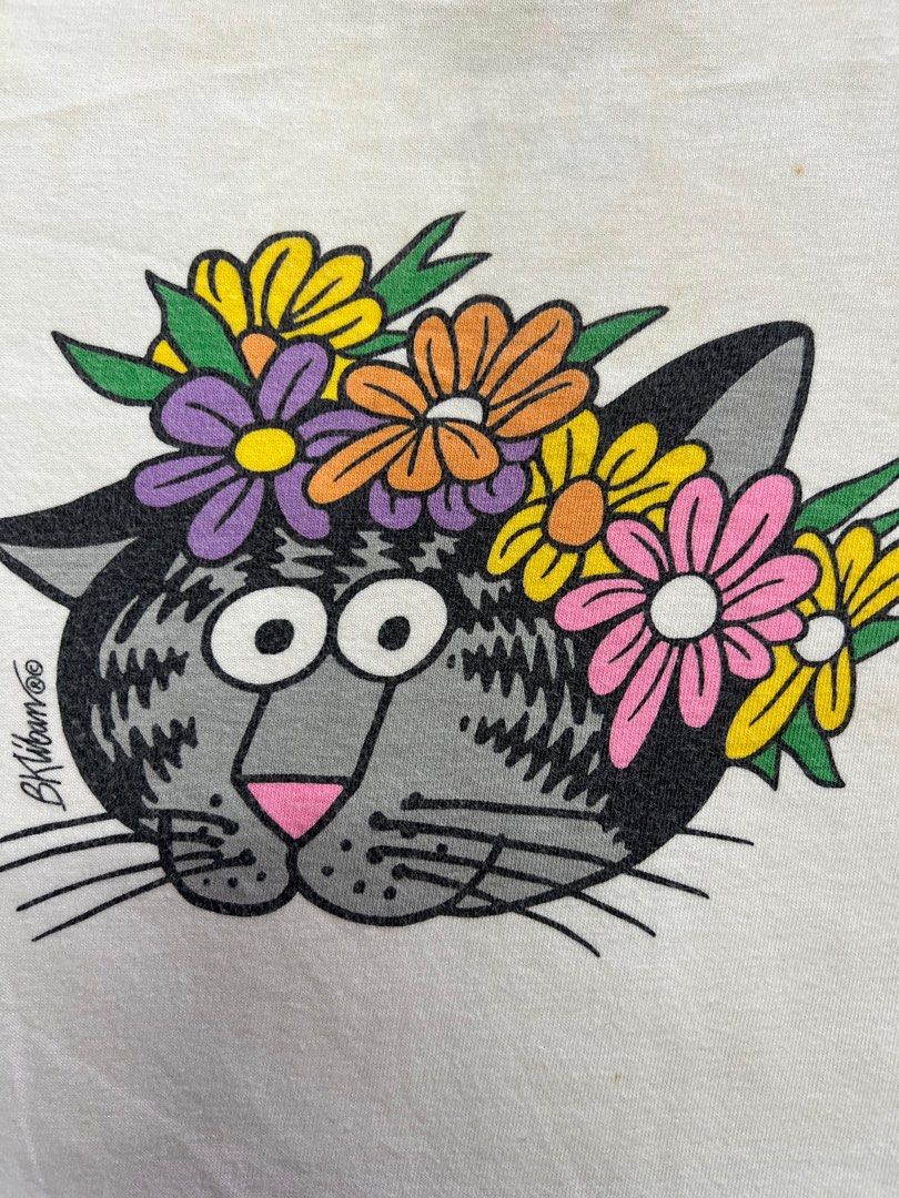 BAJU BUNDLE KUCING GEMUK FLORA VINTAGE, Men's Fashion, Tops & Sets