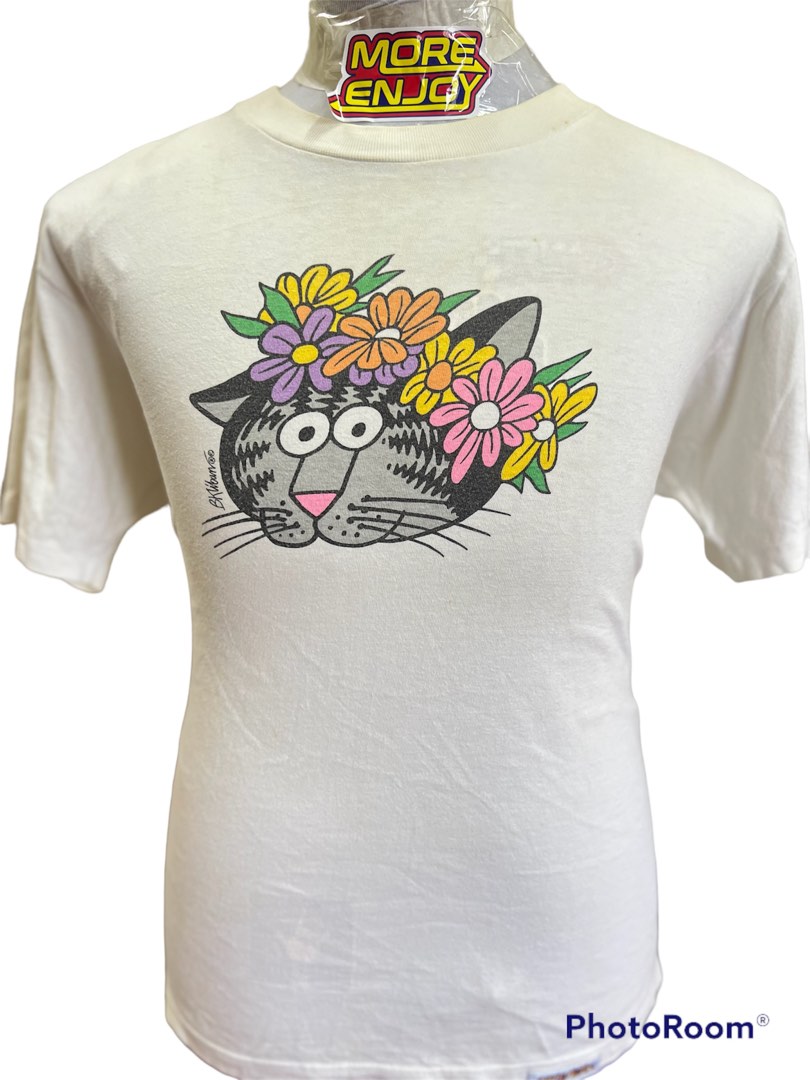 BAJU BUNDLE KUCING GEMUK FLORA VINTAGE, Men's Fashion, Tops & Sets
