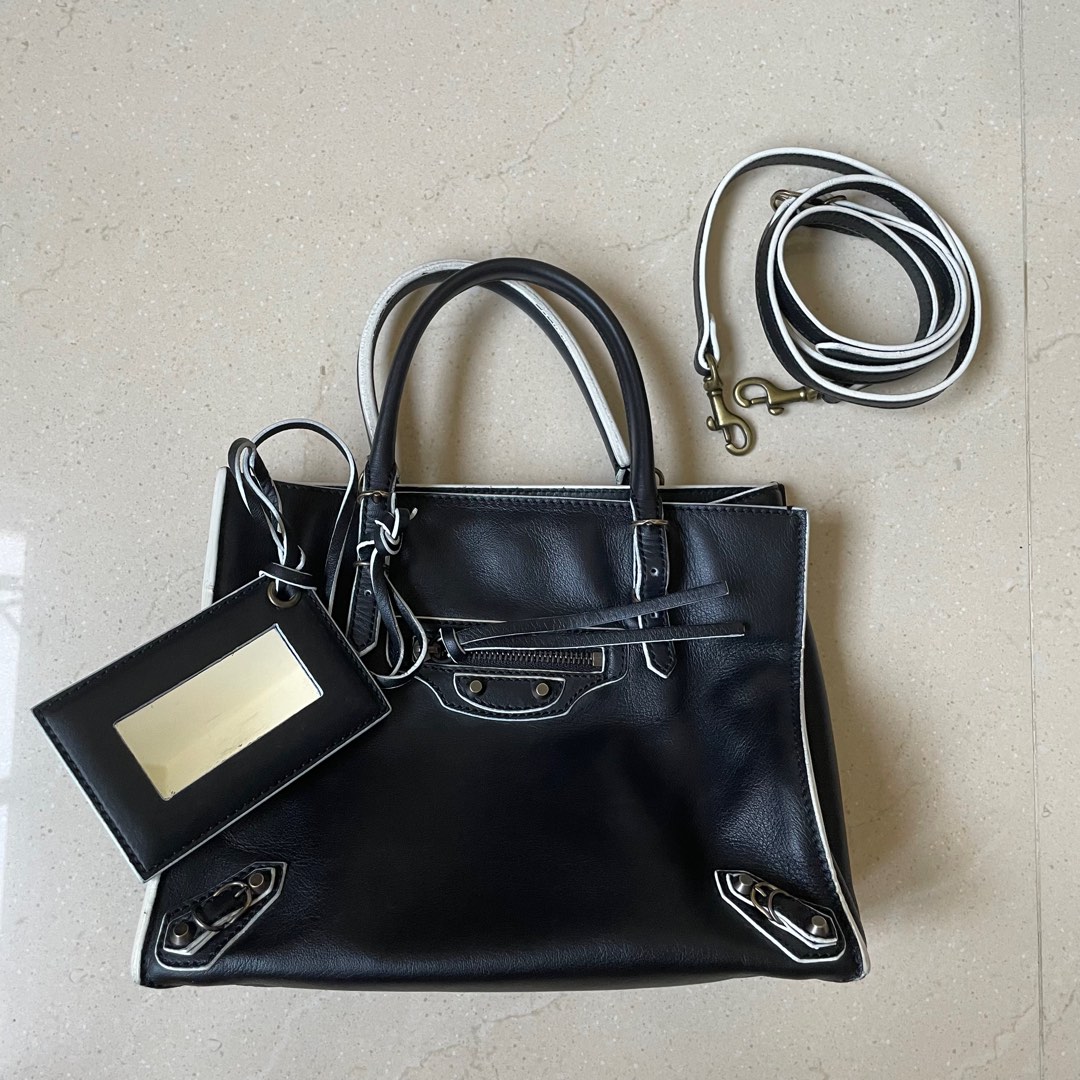 Balenciaga papier mini A4 pastel light blue handbag authentic Luxury Bags   Wallets on Carousell