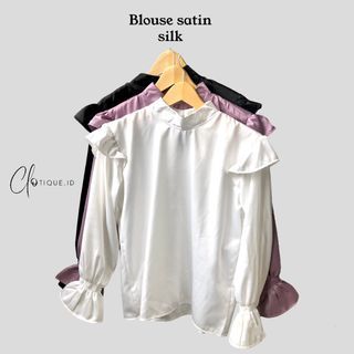Blouse Satin Silk Clotique