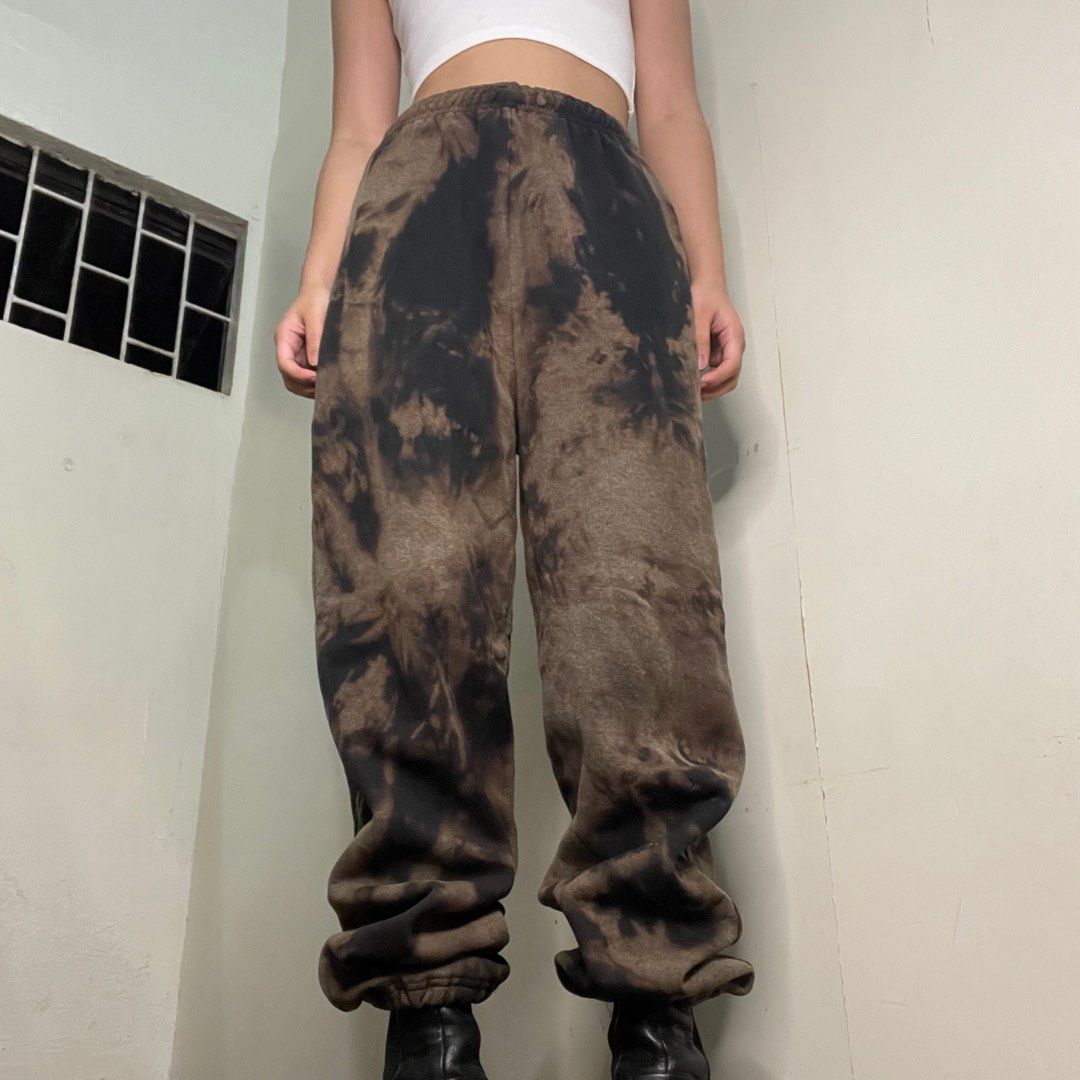 Bleach tie best sale dye sweatpants