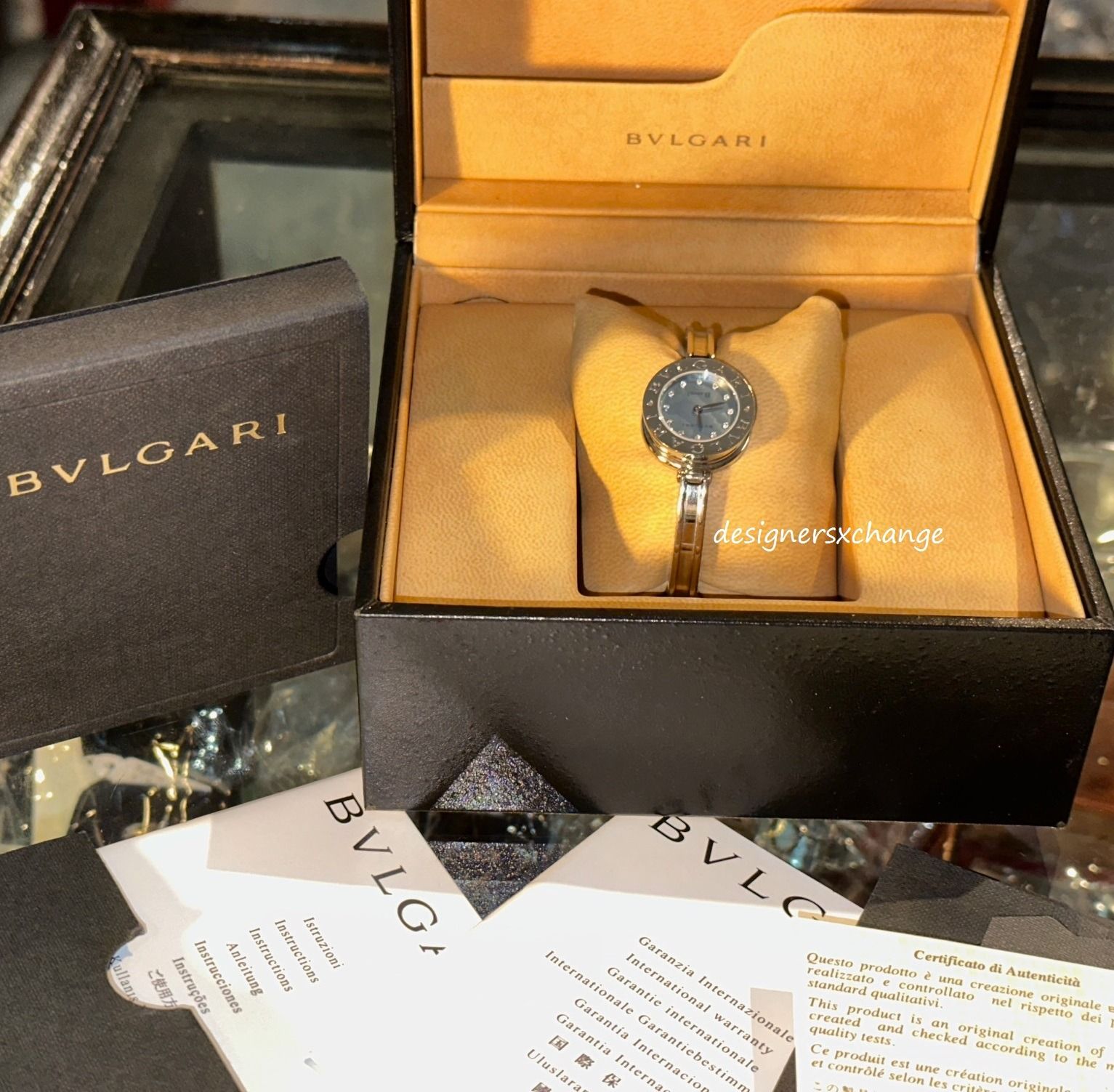 Bvlgari bangle watch on sale