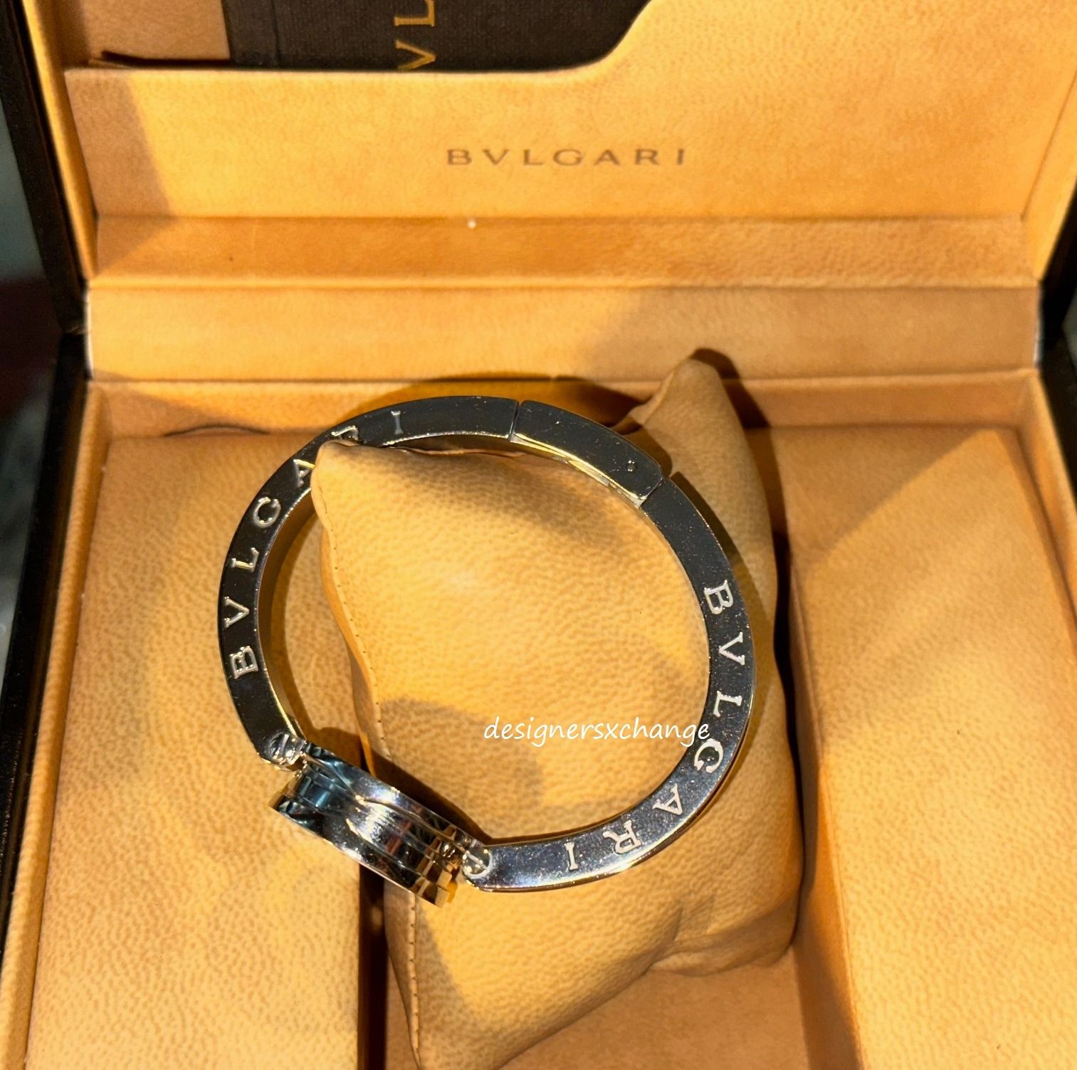 Bvlgari B Zero One Ladies Bangle Watch with Blue Oyster Dial (with ...