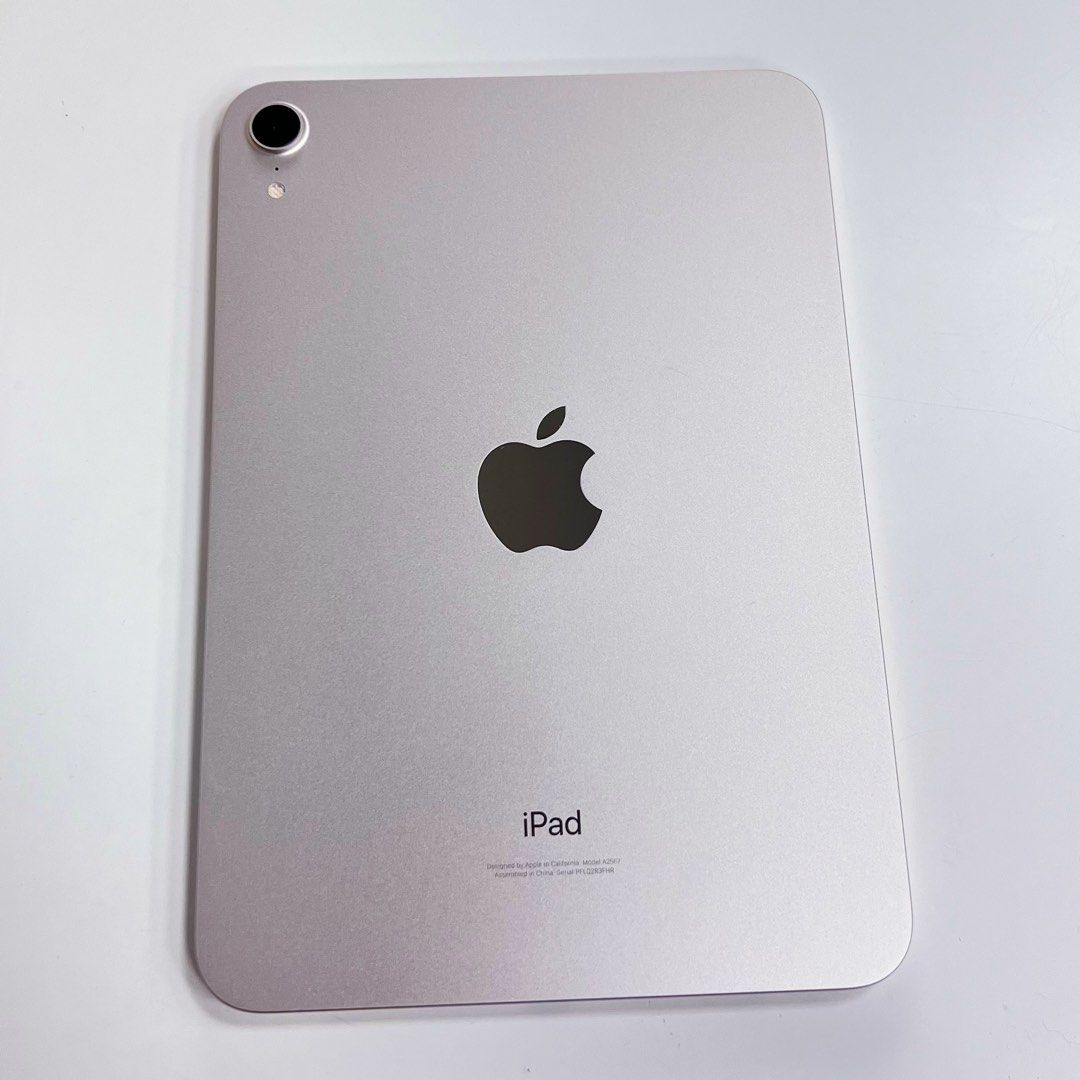老機bye通訊】Apple iPad 6 mini 256G WiFi 星光色, 手機及配件, 平板
