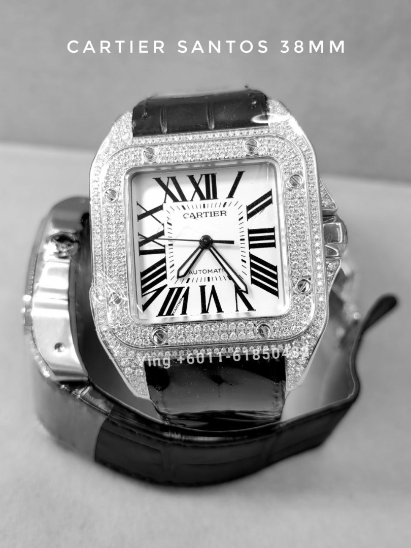 Cartier santos 38mm clearance