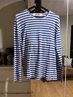 CDG blue stripes