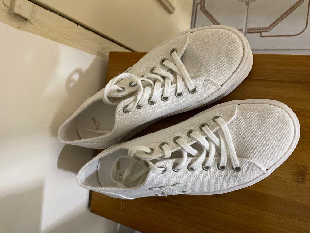 Celine discount white shoes