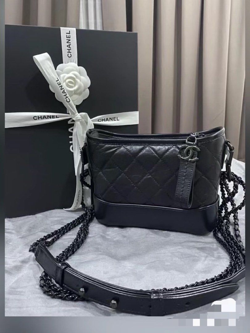 New CHANEL 2023 Wallet on Chain Caviar Leather Black WOC Bag SILVER HW  MICROCHIP  eBay
