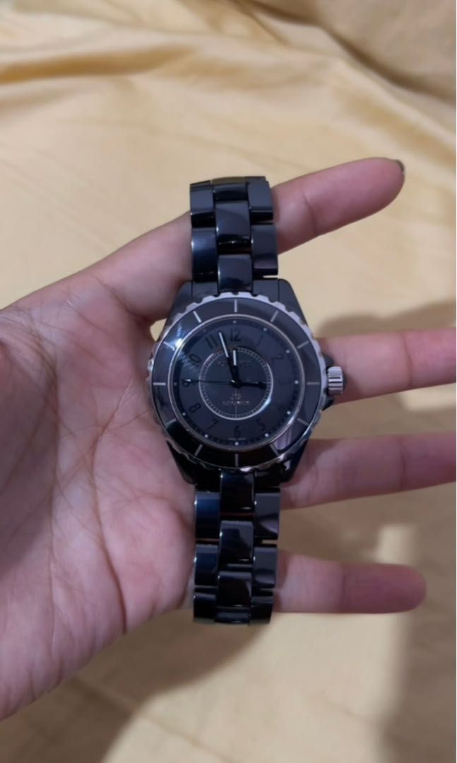 Chanel J12 Intense Black H3829 Wrist Watch for Women for sale online