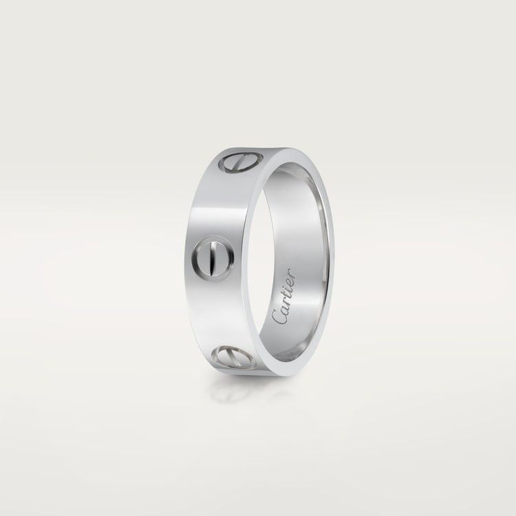 Cheapest Cartier 750 White Gold Love Ring